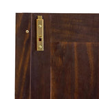 Armoire de garde-robe intelligente 100 % en bois massif avec 2 tiroirs, poignées en métal ou en bois
