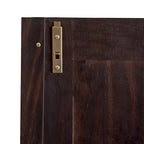 Armoire de garde-robe intelligente 100 % en bois massif avec 2 tiroirs, poignées en métal ou en bois