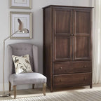  Shaker 2-Door Solid Wood Armoire - 41x72x22
