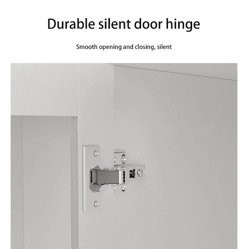 Armoire penderie avec miroir et tringle télescopique (gain de place)
