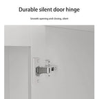 Armoire penderie avec miroir et tringle télescopique (gain de place)