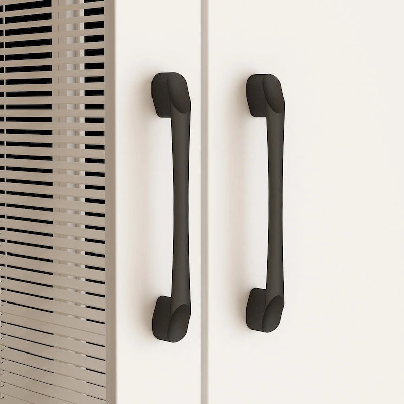 Armoire penderie avec miroir et tringle télescopique (gain de place)