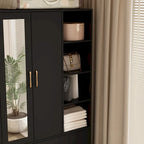 Armoire penderie avec miroir et tringle télescopique (gain de place)