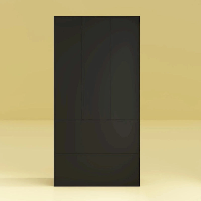 Armoire penderie avec miroir et tringle télescopique (gain de place)