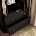 Armoire penderie avec miroir et tringle télescopique (gain de place)