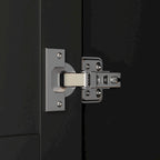 Armoire penderie avec miroir et tringle télescopique (gain de place)