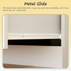 Armoire Penderie 59W Grande Armoire Autonome Blanche