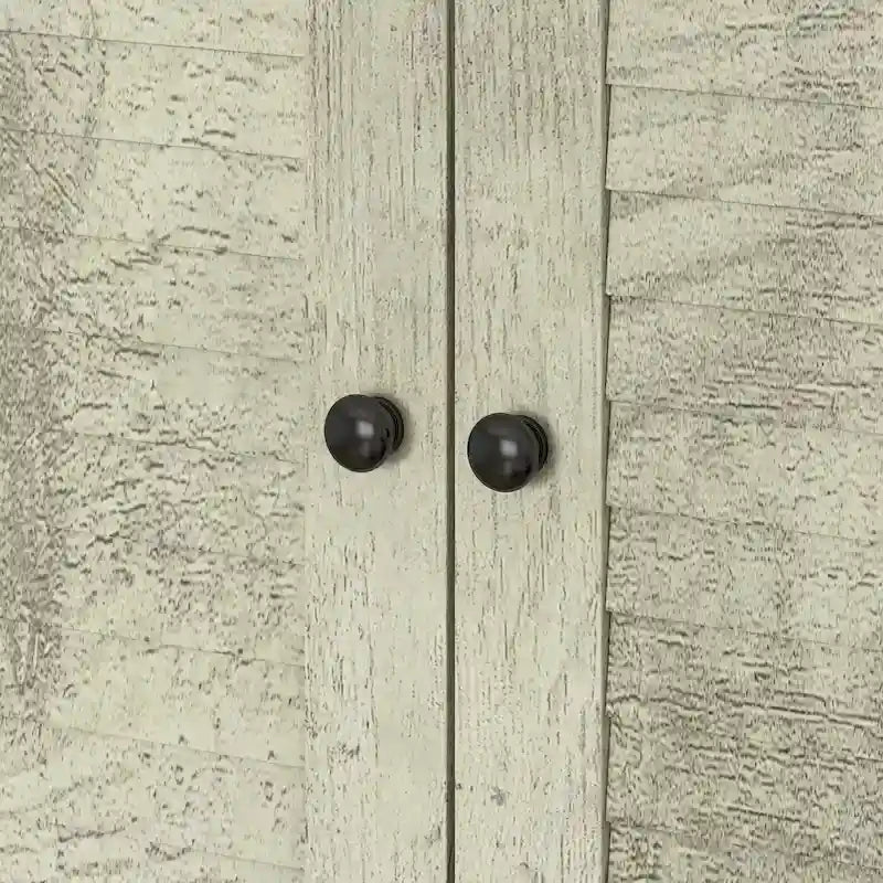Armoire Penderie 59W Grande Armoire Autonome Blanche