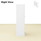 Armoire Penderie 59W Grande Armoire Autonome Blanche