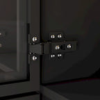47.2 Armoire large avec éclairage LED et portes entièrement vitrées, pour dressing ou penderie