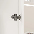 47.2 Armoire large avec éclairage LED et portes entièrement vitrées, pour dressing ou penderie
