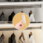 47.2 Armoire large avec éclairage LED et portes entièrement vitrées, pour dressing ou penderie