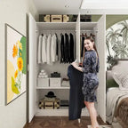 47.2W Armoire-Penderie Contemporaine Moderne sur Pied