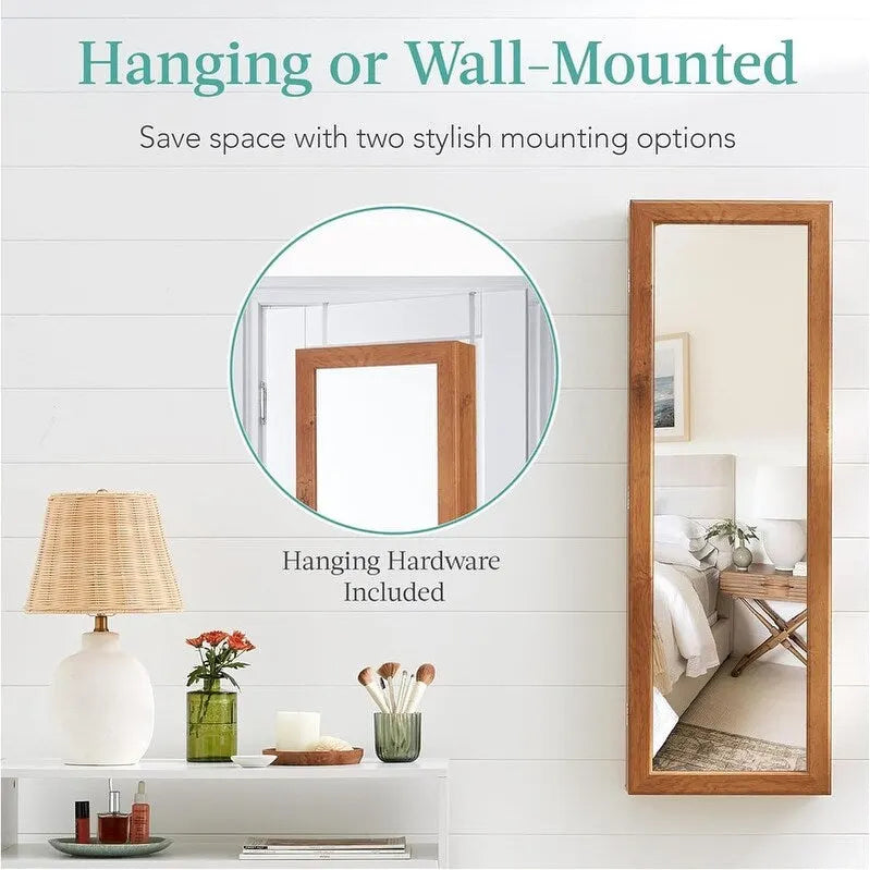 Armoire à bijoux miroir LED - 4,5P x 14,5L x 42,5H