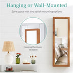 Armoire à bijoux miroir LED - 4,5P x 14,5L x 42,5H
