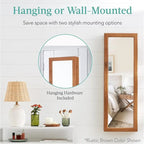 Armoire à bijoux miroir LED - 4,5P x 14,5L x 42,5H