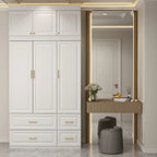  Large Armoire Combo Wardrobes Clo Storage Cabinet White