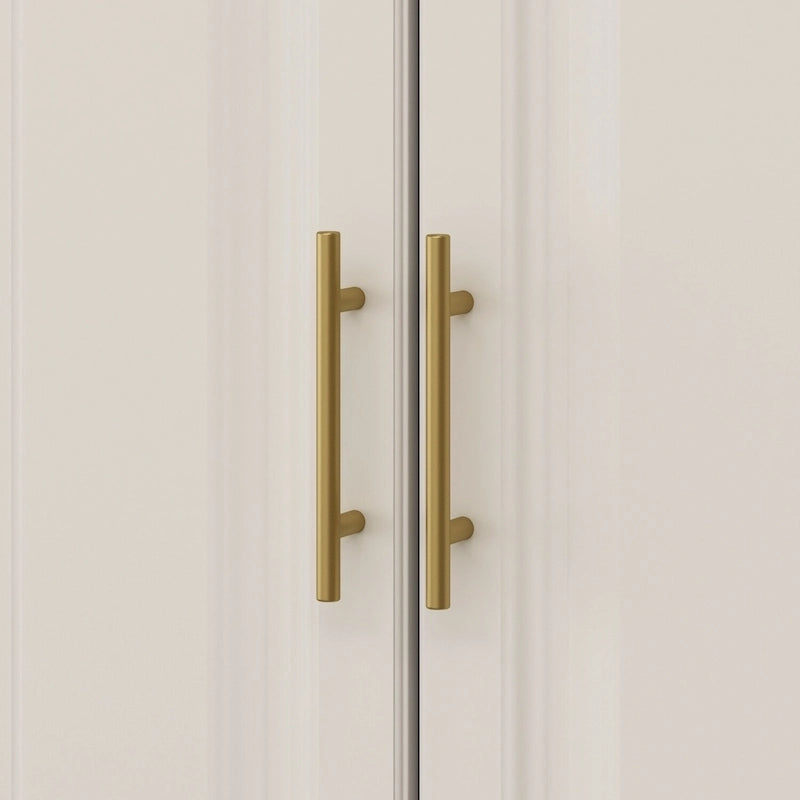 Grande Armoire Garde-Robe Rangement Placard Blanc