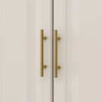 Grande Armoire Garde-Robe Rangement Placard Blanc