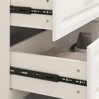 Grande Armoire Garde-Robe Rangement Placard Blanc