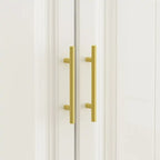 Grande Armoire Garde-Robe Rangement Placard Blanc