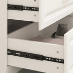 Grande Armoire Garde-Robe Rangement Placard Blanc