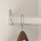Grande Armoire Garde-Robe Rangement Placard Blanc