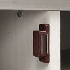 Meuble TV de style ferme moderne pour téléviseurs jusqu'à 55 pouces avec cheminée électrique