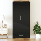  2Door Wardrobe Armoire with Storage Drawer and hanging rod