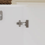 Armoire 2 portes avec tiroir de rangement et tringle à vêtements
