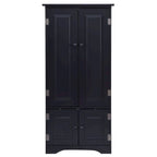 Armoire de rangement avec étagères réglables