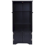 Armoire de rangement avec étagères réglables