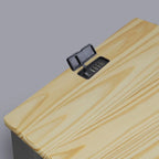 Table de chevet en bois massif 1 tiroir avec ports USB