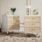 Table de chevet avec 3 tiroirs, table d'appoint de chambre haute avec rangement pour chambre à coucher, salon
