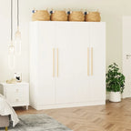 Grande armoire de chambre à coucher 4 portes