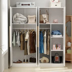 Grande armoire de chambre à coucher 4 portes