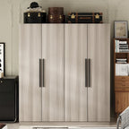 Grande armoire de chambre à coucher 4 portes