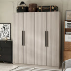 Grande armoire de chambre à coucher 4 portes