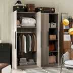 Grande armoire de chambre à coucher 4 portes
