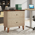 Meuble de classement latéral à 2 tiroirs, armoire de classement de bureau pour dossiers A4 / format lettre / format légal