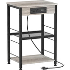 Table de chevet avec station de recharge
