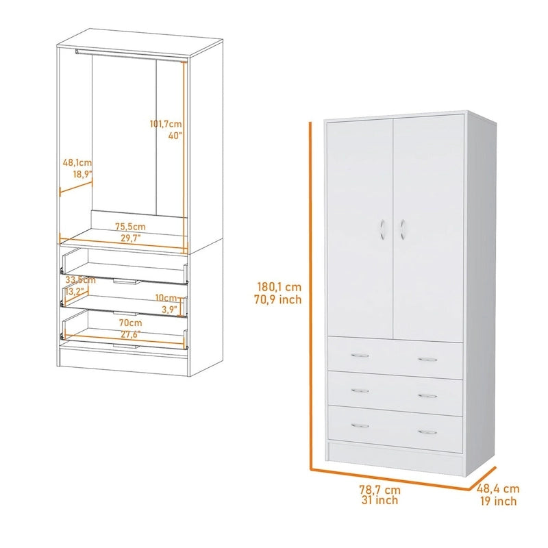 Armoire - Blanche