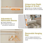 Meuble de Rangement Ferme, Armoire, Garde-Manger Rustique, Rangement Polyvalent