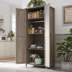 Meuble de Rangement Ferme, Armoire, Garde-Manger Rustique, Rangement Polyvalent