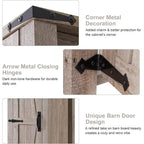 Meuble de Rangement Ferme, Armoire, Garde-Manger Rustique, Rangement Polyvalent
