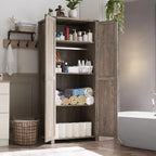 Meuble de Rangement Ferme, Armoire, Garde-Manger Rustique, Rangement Polyvalent