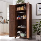 Meuble de Rangement Ferme, Armoire, Garde-Manger Rustique, Rangement Polyvalent