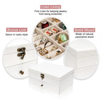 Boîte à bijoux pour femmes - 7P x 10L x 4,8H