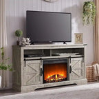 Meuble TV Cheminée de Ferme, Meuble Multimédia, Console Multimédia