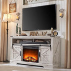 Meuble TV Cheminée de Ferme, Meuble Multimédia, Console Multimédia